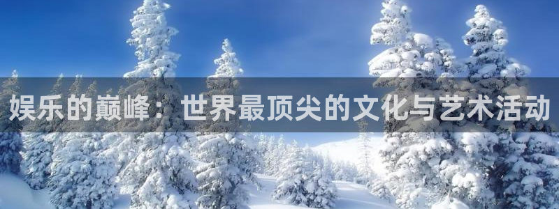 wg电子平台：娱乐的巅峰：世界最顶尖的文化与艺术活动